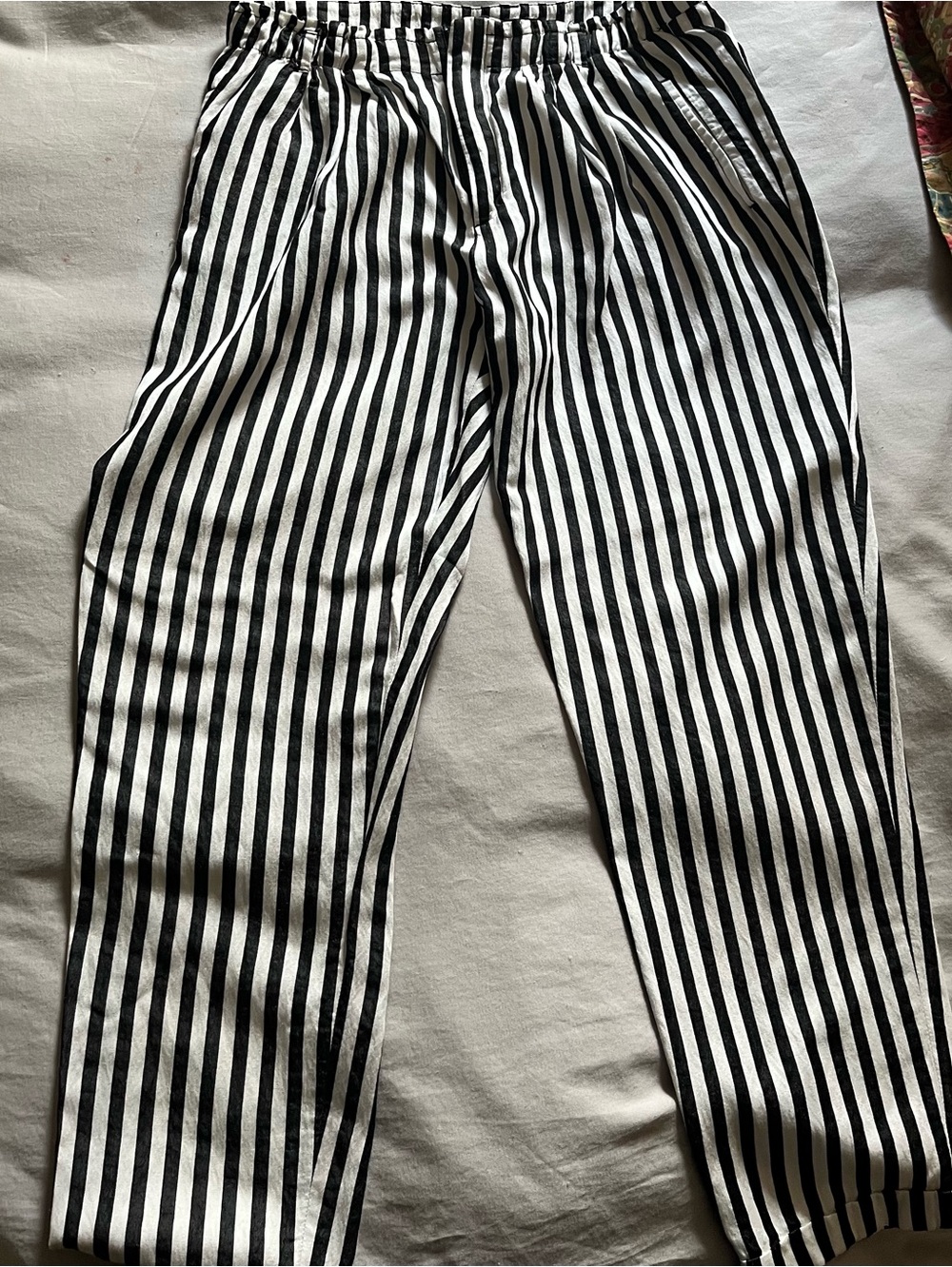 ZARA summer striped pants - size M